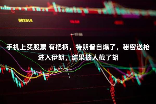 手机上买股票 有把柄，特朗普自爆了，秘密送枪进入伊朗，结果被人截了胡